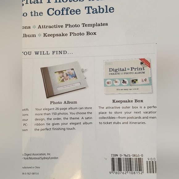 New Sealed Reader's Digest Digital to Print Create Photo Album CD Included - Picture 5 of 6